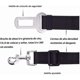 thumbnail image 3 of Arnés de sujeción de nailon negro de primera calidad ajustable, correa para cinturón de seguridad para perros, paquete de 2, para coche, vehículo, seguridad, 3 of 5
