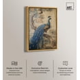thumbnail image 2 of Glistening Peacock Canvas Retro Japanese Art Prints by Art Remedy, Gold Frame, 30" x 45", 2 of 7