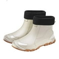 thumbnail image 3 of Men's Rain Shoes Fashionable Solid Color Low Top Removable Lined Rain Boots Outdoor Water Wading Shoes For Wet Weather, 3 of 6