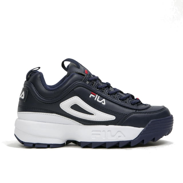 Tenis Fila Disruptor II Premium para Niños/Juvenil 3FM00666-423 azul marino 23.5 Fila 3FM00666-423 DISRUPTOR II PREMIUM