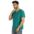 thumbnail image 2 of Inkmeso Men's V-neck Basic Tshirt Short Sleeve Solid Regular Fit Cotton Tee, 2 of 7
