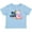 AE-Light Blue, variant on New to the Flock Cute Baby Flamingo Boys or Girls Baby T-Shirt