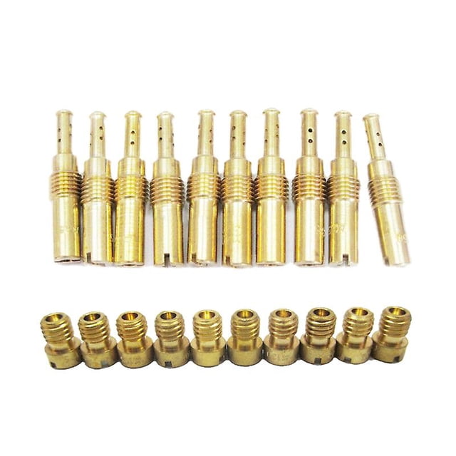 Kit de chorro principal de carburador de 10 Uds. Y chorro lento/piloto de 10 Uds para coche de motocicleta Pwk Oko Cvk Pwm Nsr Ksr Pwm