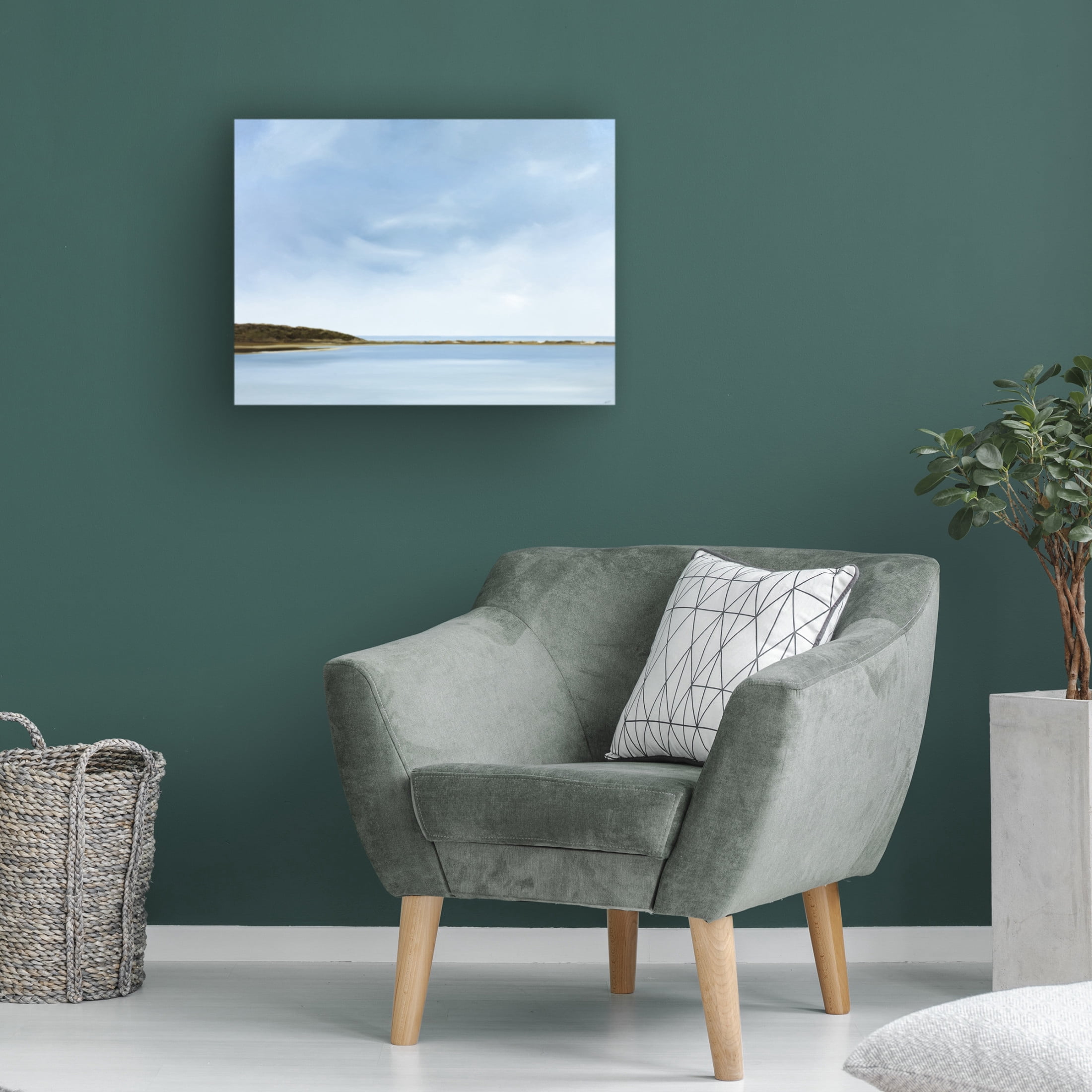Canvas Wall Art - Rick Fleury 'Genesis' Wall Art for Living Room, Bedroom, or Office Décor by Trademark Fine Art - 32 x 24 Inches