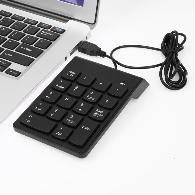 Teclado numérico de 18 teclas Nuevo teclado numérico USB Mini Teclado numérico para computadora portátil Nota Hugtrwg Nuevos Originales