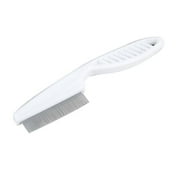 Dog Pet Cat Flea Comb Brush Teeth Grooming Self Cleaner Tool