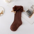 thumbnail image 5 of SUNSIOM Baby Girls Princess Socks Cute Bow Socks Breathable Tube Socks for Toddler Infant, 5 of 5