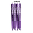 thumbnail image 1 of 0.7mm Magic Erasable Pen Press Gel Pen Set 8 Colors Erasable Refill Rod Gel Ink Stationery Retractable Pens Washable Handle Rod Purple-4pen, 1 of 6