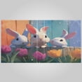 thumbnail image 2 of 3 Ring Binder 1.5 inch Round Rings with Interior Pockets Binders Organizer Office School 1Pack Cute Colorful Bunnies, 2 of 10