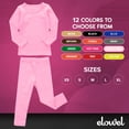 thumbnail image 6 of Elowel Pajama Set for Women and Men 2 Pack 100% Cotton Adult PJs Light Pink Size XL, 6 of 7