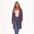thumbnail image 5 of Edvintorg Winter Cardigan Sweaters for Women 2026 Knit Open Front Hooded Long Sweater Long Sleeve Cardigans with Pockets Plus Size, 5 of 7