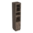 thumbnail image 4 of Hury Multi-Storage Wood Tower Cabinet, Reclaimed Oak, 4 of 13