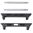 thumbnail image 3 of 2 Pares De Adaptadores De Correa De Reloj Para Apple Watch 4 Conector De Correa 44mm Negro, 3 of 7