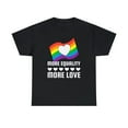 thumbnail image 3 of LGBT More Equality More Love LGBTQ Gay Lesbian LGBT Pride Plus Size Tops for Women, 3 of 8
