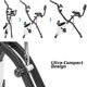 thumbnail image 2 of Bicicleta de ejercicio plegable, Fitness X-Bike vertical y recumbente con resistencia ajustable de 16 niveles, bandas de brazos y respaldo, 2 of 5