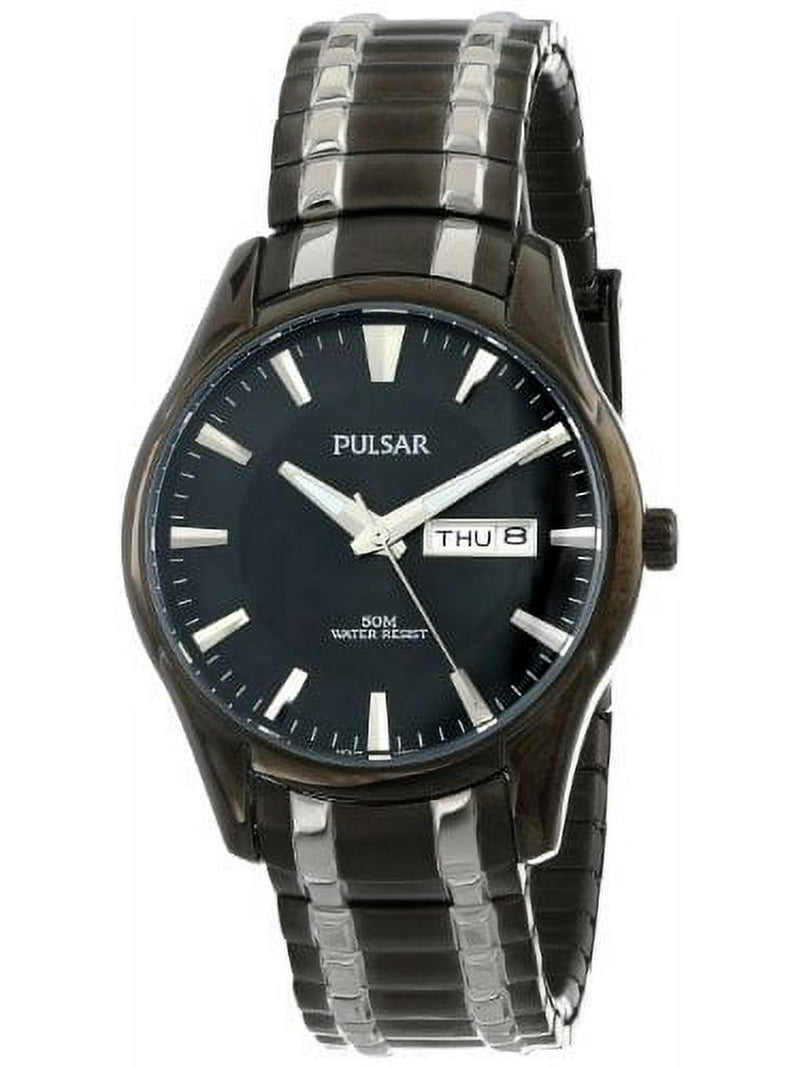 Pulsar Men's Analog Wrist Watch Quartz Day/Date, Two Tone