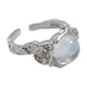 thumbnail image 3 of Anillo abierto de cobre ajustable para mujer D, 3 of 10