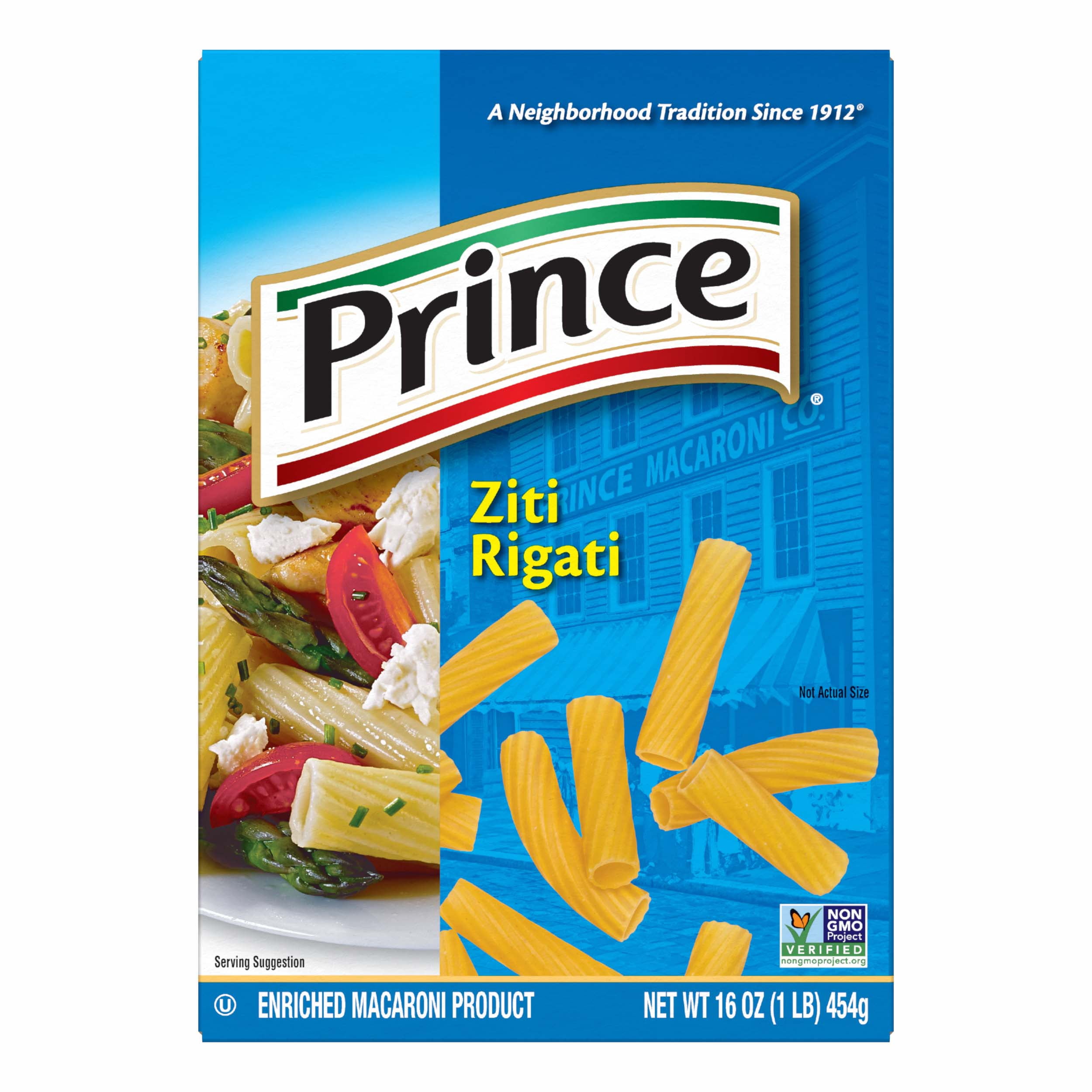 (12 pack) Prince Ziti Rigati Pasta, 16-Ounce Box