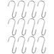 thumbnail image 4 of 12 piezas de gancho de gancho de ganchos de hierro gancho pesado 2.4 pulgadas gancho pequeño para colgar, 4 of 5