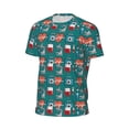 thumbnail image 6 of Wukai Medical Elements Print Men's Short-Sleeved Mesh T-Shirt,Quick-Dry Short Sleeve Workout T-Shirt-X-Small, 6 of 8