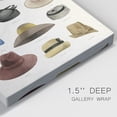 thumbnail image 3 of Vintage Hats III Premium Gallery Wrapped Canvas - Ready to Hang, 3 of 7