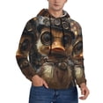 thumbnail image 2 of Goofa Vintage Gentleman Duck for Men's Hooded Sweatshirt - Lightweight Pullover Hoodie with Kangaroo Pocket, Perfect for Everyday Wear-XX-Large, 2 of 7