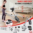 thumbnail image 2 of LNOW  Magnetic Indoor Cycling Stationary Belt Drive Exercise Bike  with  Arm Exerciser Home Cardio Workout 300 Lbs, 2 of 8