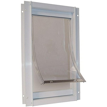 UPC: 0030559710006 | Ideal Pet Deluxe Aluminum Pet Door White Super Large