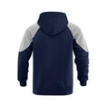 thumbnail image 5 of Handshe Men's Hooded Sweatshirt, Color-Block Raglan Sleeve Casual Fleece-Lined Long Sleeve Pullover, Casual Streetwear for Autumn Winter Outdoor Fashion,Plus Size, 5 of 8