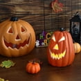 thumbnail image 6 of Halloween Led Pumpkin Lamp Skull Lantern Decorative Light for Indoor Outdoor Halloween Party Table Decoration Portable and Lightweight,A, 6 of 8
