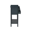 thumbnail image 5 of Linon Krista 4-Drawer Beadboard Console Table with Shelf, Antique Navy, 5 of 20