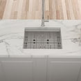 thumbnail image 2 of Undermount Single Bowl Stainless Steel Kitchen Sink with Workstation, 2 of 9