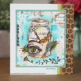 thumbnail image 2 of Woodware Clear Singles Textured Bubbles 4 in x 6 in Stamp, 2 of 5