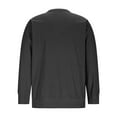 thumbnail image 6 of ZCFZJW Henley Knit Shirts for Men Big and Tall Regular Fit Casual Fall Spring Waffle Knited Quarter Button up Athletic T-Shirts Loose Lightweight Cozy Knitwear Tops with Pockets Black XXXXL, 6 of 9
