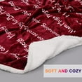 thumbnail image 3 of Healing Positive Blanket, Gift for People Need Hug Strength Company -Red 50 x 60 Inch, 3 of 6