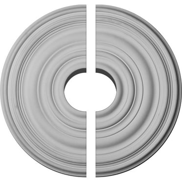 17 3/4"OD x 1 3/8"P Carton Ceiling Medallion, Two Piece (For Canopies up to 5")