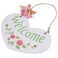 thumbnail image 2 of Welcome Sign Door Hanging Front Christmas Porch Plaque Signs Rustic Board Decorations Hanger Wooden Decor Wood Farmhouse, 2 of 9