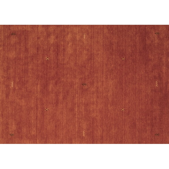 Ahgly Company Indoor Rectangle Abstract Brown Contemporary Area Rugs, 3' x 5'