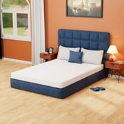 PayLessHere 5 Inch Green Tea Memory Foam Mattress,Medium Firm Mattresses Twin Size,White
