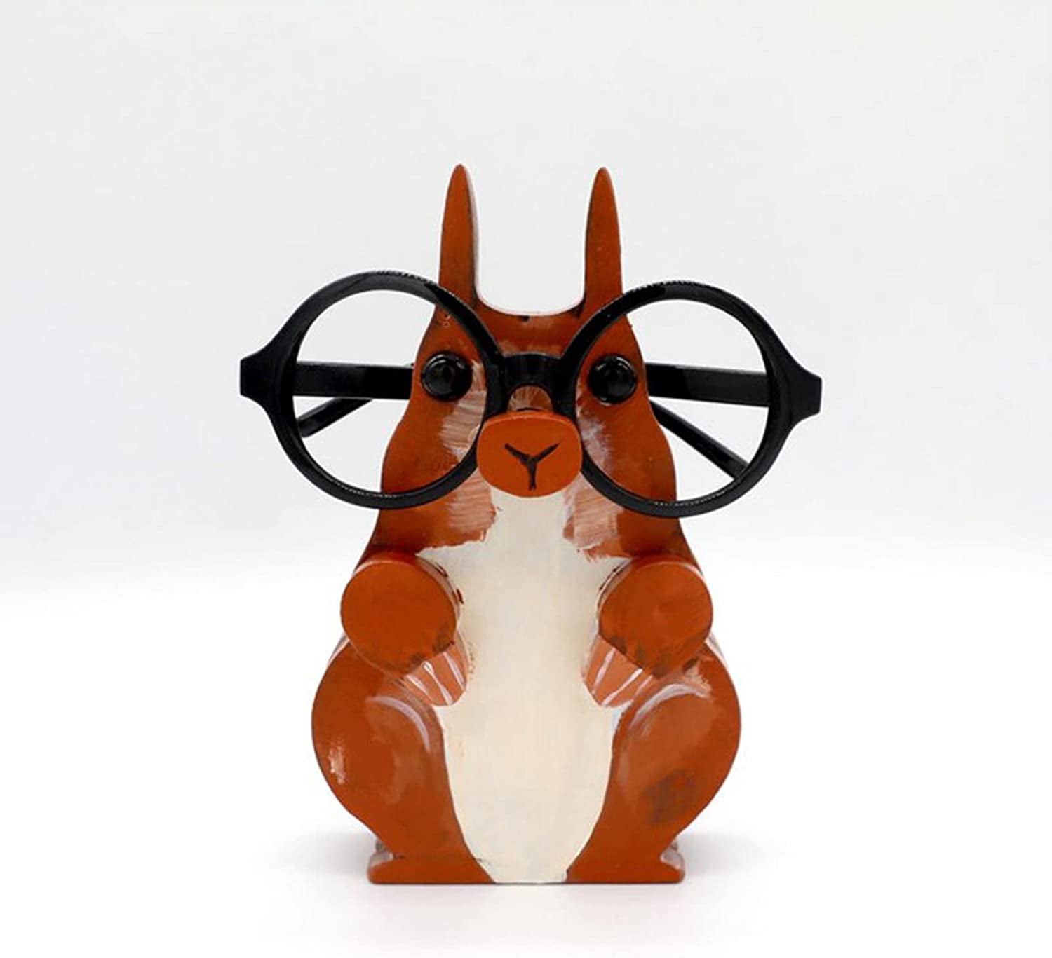 Animal Glasses Holder Stand,Creative Wooden Animal Eyeglass Holder for  Kids, Universal Handmade Glasses Sunglasses Display Stand for Living Room  Frame