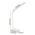 thumbnail image 3 of Steadline USB Rechargeable Folding Desk Lamp with Adjustable Brightness Eye Protection LED Light for Reading Reading Bedside Night Light Portable Foldable Design with Built-in Battery, 3 of 9
