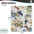 thumbnail image 4 of Stupell Industries Modern Expressive Composition Brushstrokes Canvas Art, 16 x 20, by Lisa Ridgers, 4 of 8