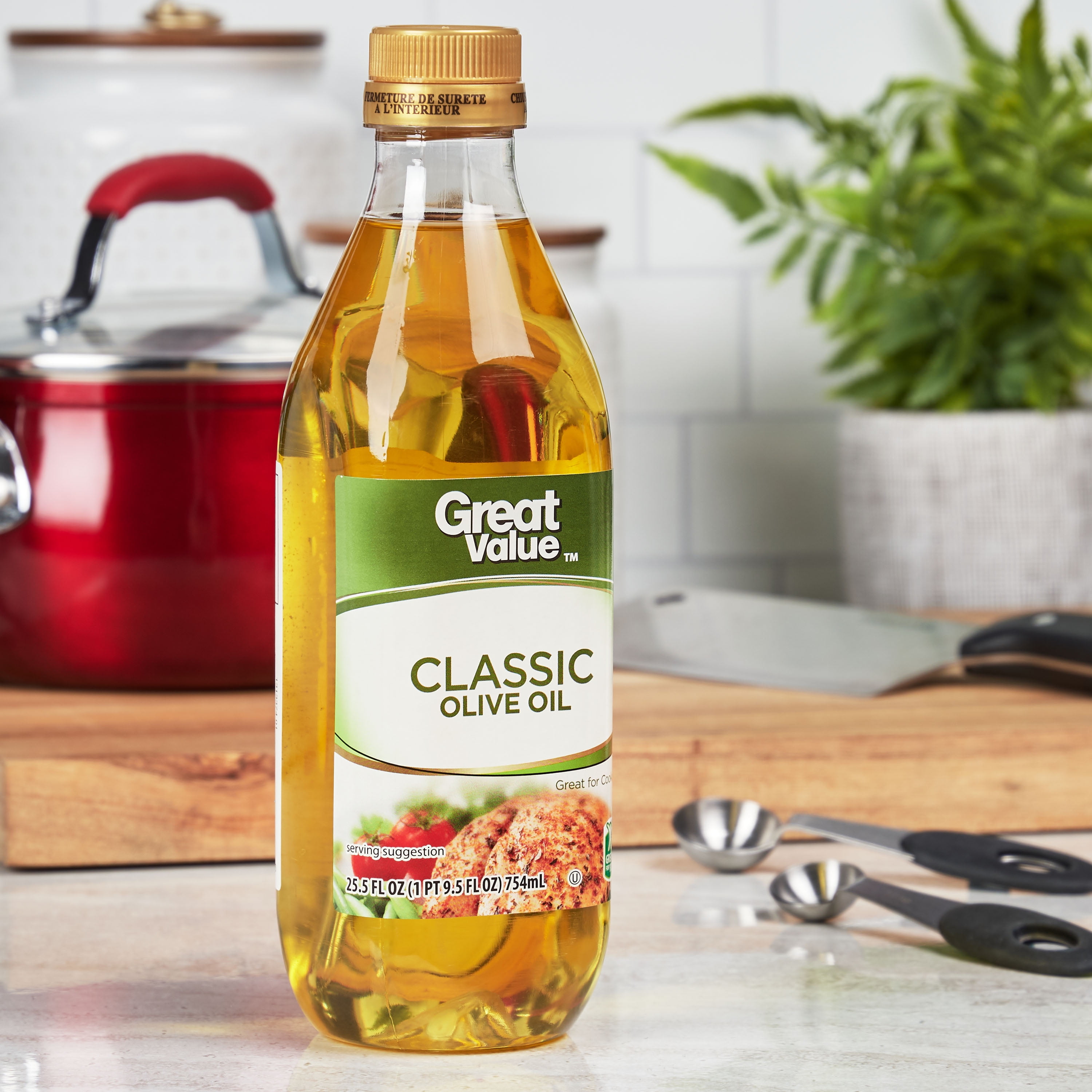 Great Value Classic Olive Oil, 25.5 fl oz, 2 Pack