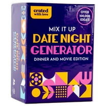 Crated With Love: Mix It Up Date Night Generator - Dinner & Movie Edition, Date Night Cards For Couples & Partners