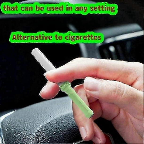 6/12pcs Quit Smoking Air Inhaler, Stop Smoking Behavioral Support Quit  Smoking Aid Stick with Natural Mint Essential Oil, No-Nicotine