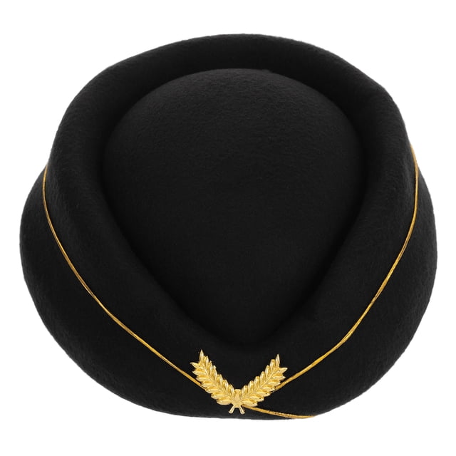 Boina de azafata, gorro de azafata, gorra de azafata, boina de uniforme para mujer, gorro de azafata, gorro de azafata