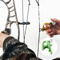 thumbnail image 2 of Equipo de tiro con arco robusto thumb compuesto de compuesto accesorios de arco de la muñeca correa dispensador abrazadera cabezal alta sensibilidad caza liberación ayuda verde Advancent OD011037-04, 2 of 6