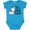 Turquoise, variant on Inktastic My Uncle Loves Me Lots and Lots Cute Elephant Boys or Girls Baby Bodysuit