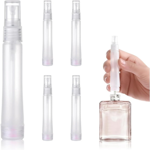 Mini Portable Spray Bottles, Refillable Perfume Bottle Travel Size Atomizer (12Pcs, 10ml)