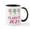 White/Black Inside, variant on CafePress - 2025 Daisy Border - 11 oz Ceramic Mug - Novelty Coffee Tea Cup